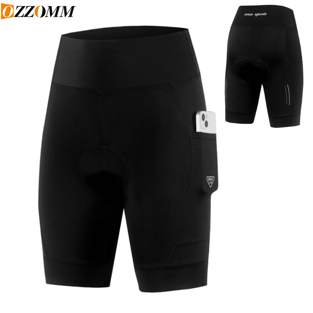 Cycling Shorts For Commute - OZZOMM 여성용 4D 패드 자전거 반바지