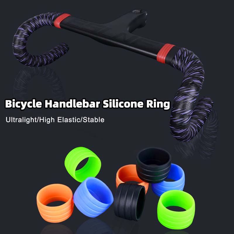 2pcs 도로 자전거 핸들 바 스트랩 테이프 고정 실리 - Bell Handlebar Ring 리뷰 및 가격