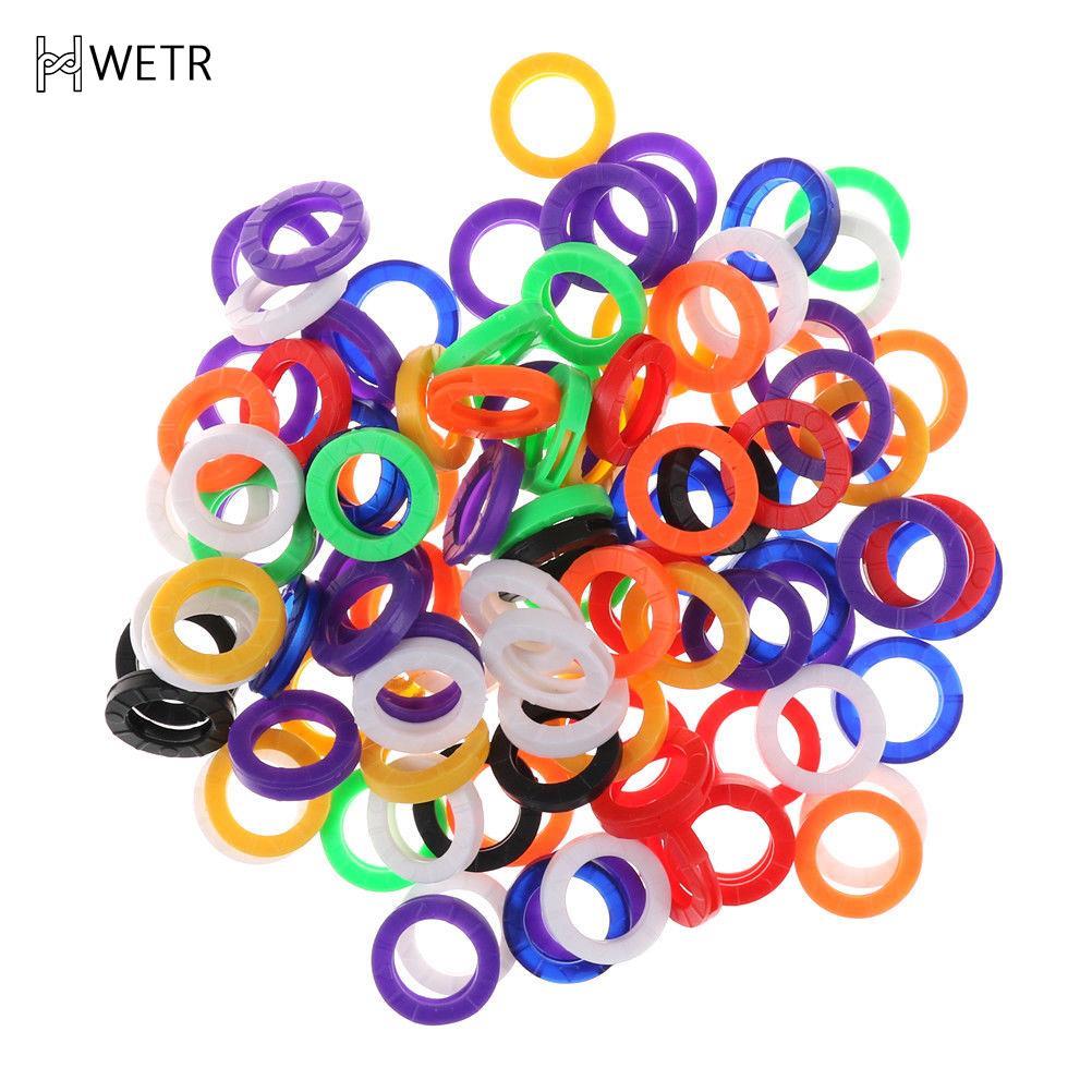 1/10pcs 할로우 멀티 컬러 고무 소프트 키 잠금  - Chain Lock Combination 리뷰 및 가격