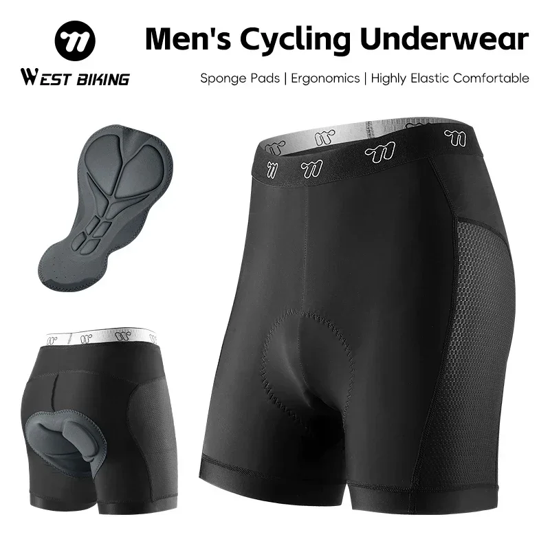 WEST BIKING 남성용 사이클링 속옷, 패드 내장 - Cycling Shorts For Commute 리뷰 및 가격