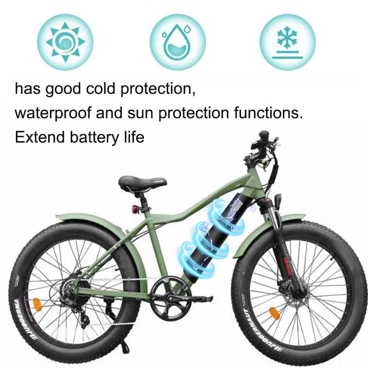전기 자전거 배터리 커버 전기 자전거 배터리용 방진 열 - Cycling Commuter Bag 리뷰 및 가격