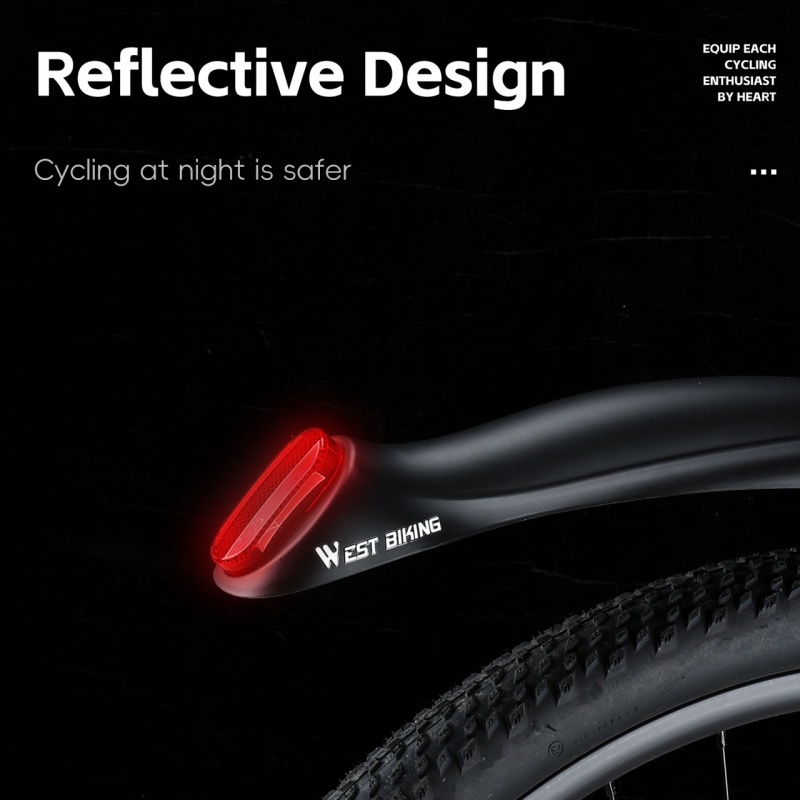 WEST BIKING 반사 자전거 머드 가드 퀵 릴리스 - Fender Mudguard Set 리뷰 및 가격