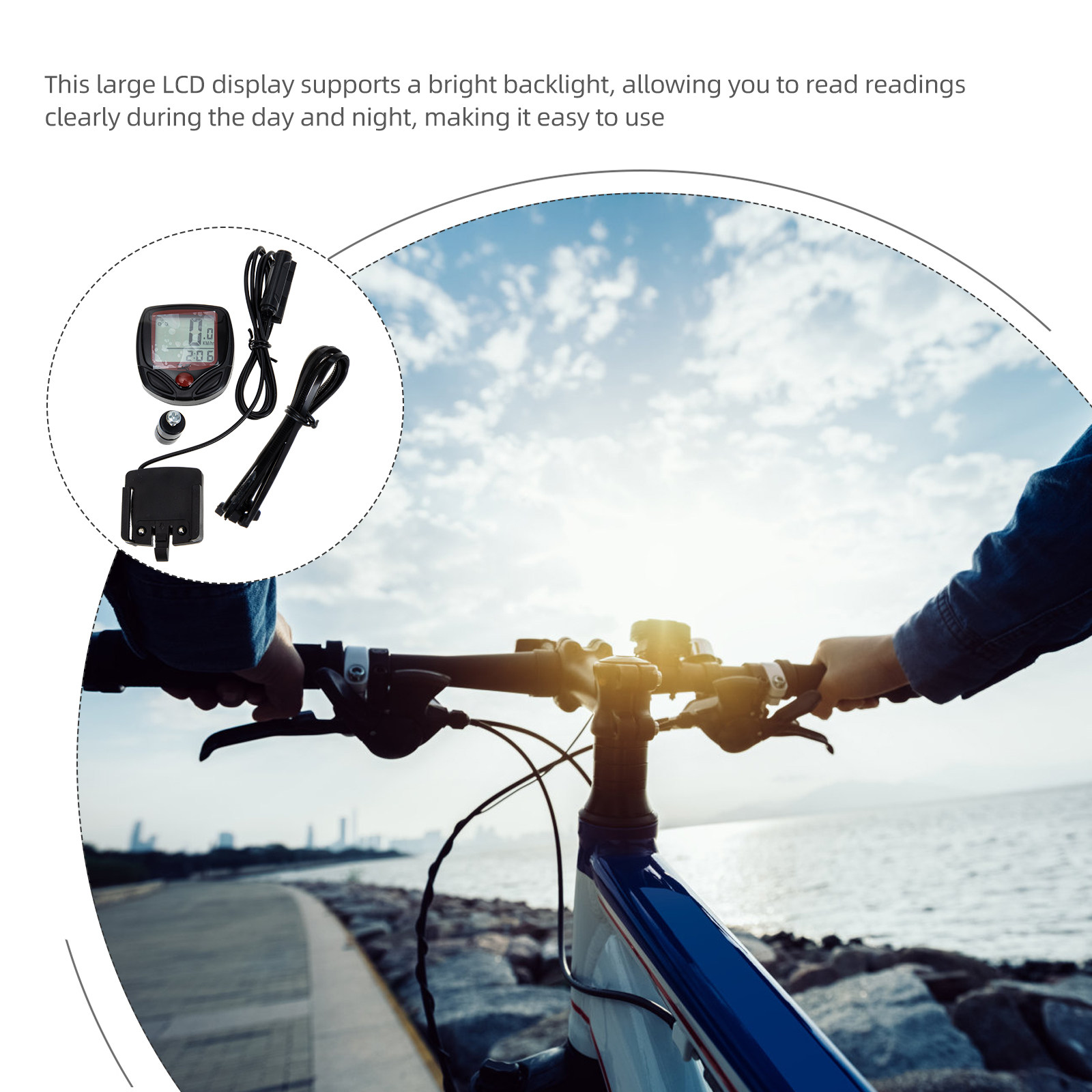 1세트, 전문가용 자전거 속도계, 방수 플라스틱 재질, - Cycling Commute Training 리뷰 및 가격