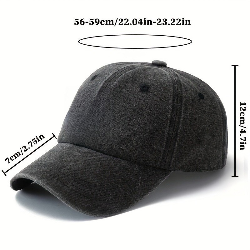 남녀공용 세탁 가능한 야구 모자, 커플 스타일, 얼룩  - Cycling Commute Essentials 리뷰 및 가격