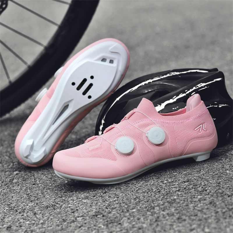 로드 사이클링 슈즈 남녀공용 핑크 통기성 셀프락킹 클릿 - Cycling Commuter Shoes 리뷰 및 가격