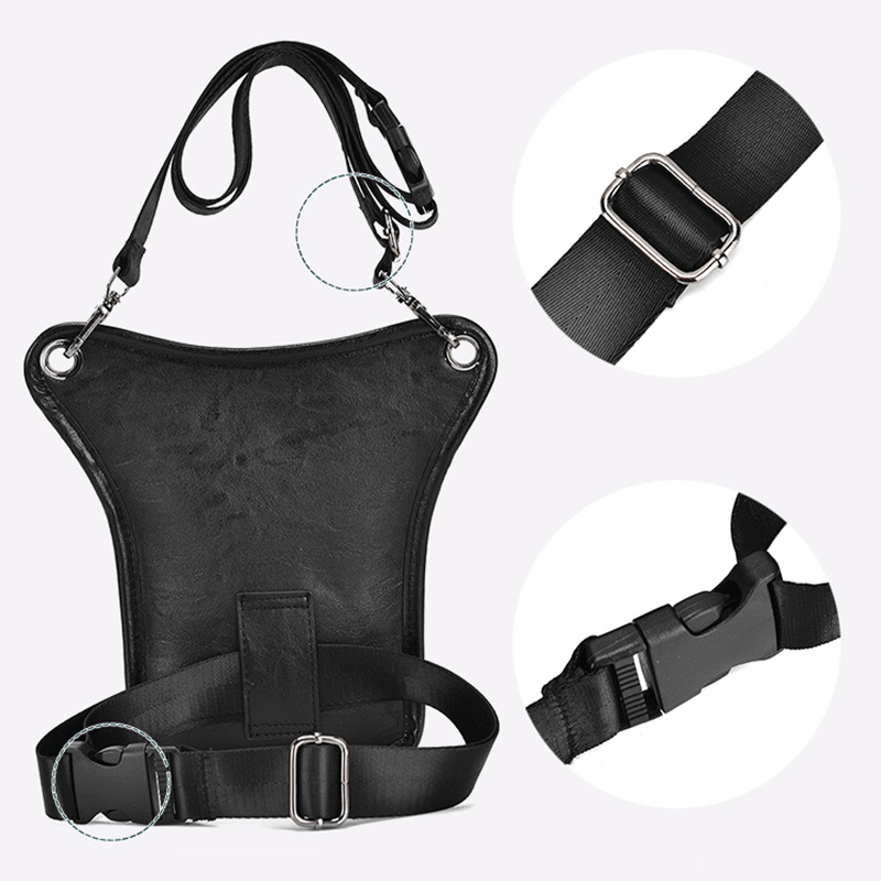 빈티지 PU 가죽 허리 팩 드롭 레그 백 남녀 방수 오 - Cycling Commuter Bag 리뷰 및 가격
